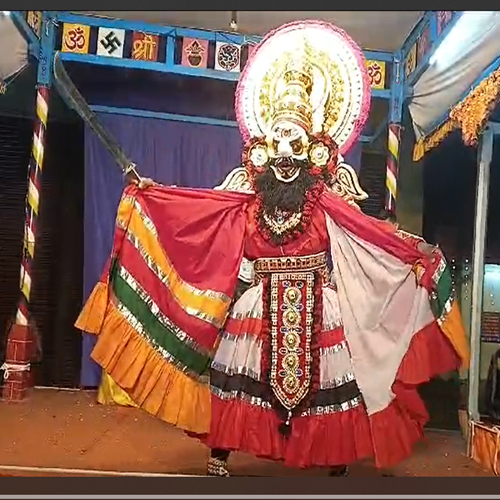 Person with Disabilities performing Yakshagana